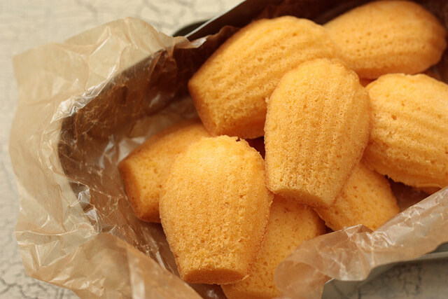 Madeleines au Bleu d'Auvergne