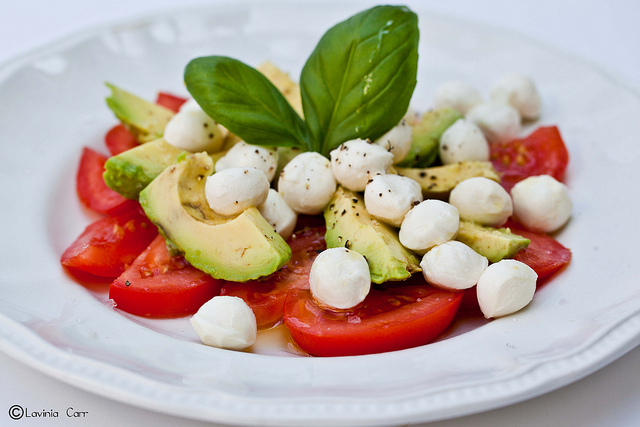 Salade de tomate mozzarella