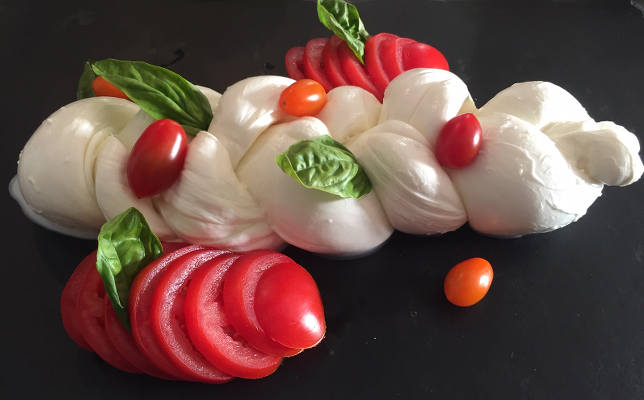 Mozzarella di Bufala en tresse