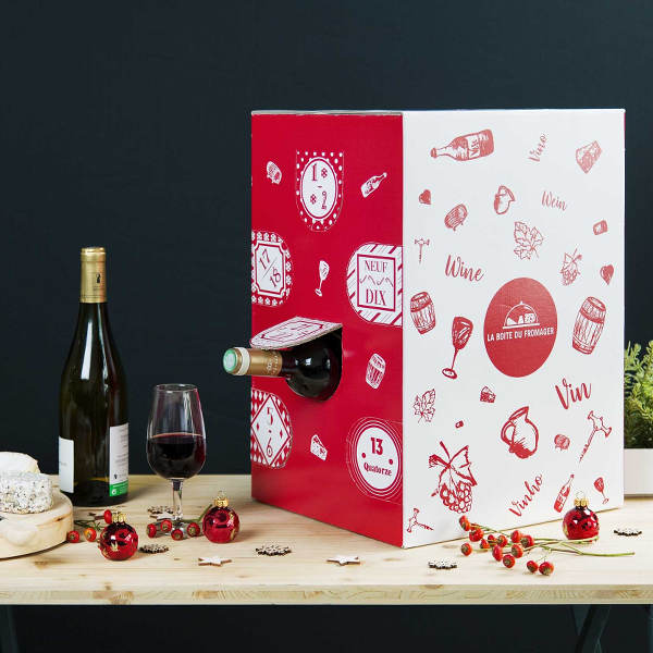 Le 1er Calendrier de l’avent du Vin 100% Français