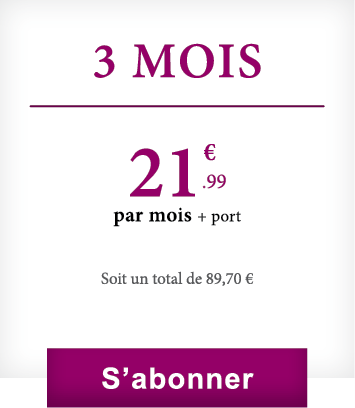Abonnement 3 mois 2 bouteilles