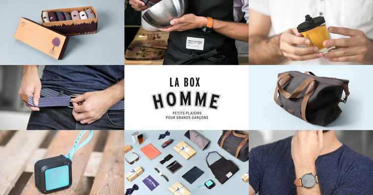 La boite du fromager s'associe à la box homme