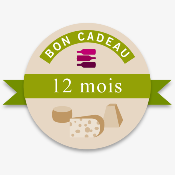 Bon Cadeau 12 Mois Offre Vin-Fromages