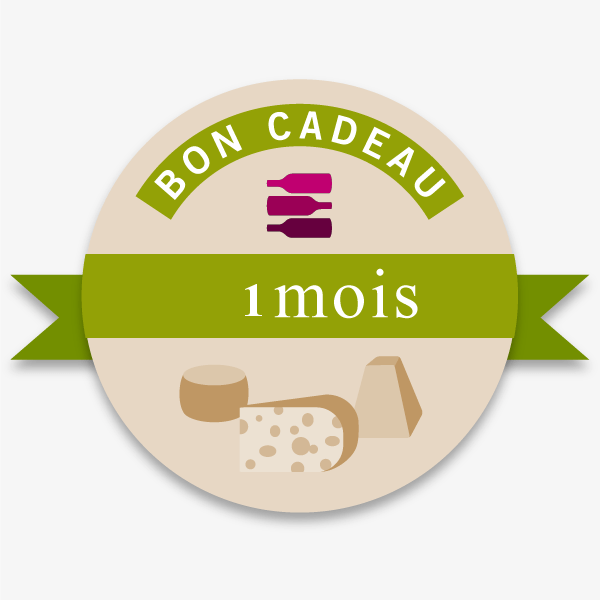 Bon Cadeau 1 Mois Offre Vin-Fromages