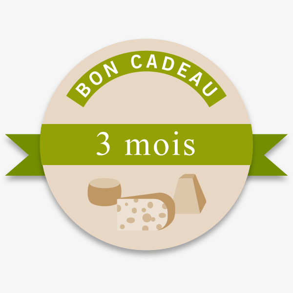 Bon cadeau fromage 3mois