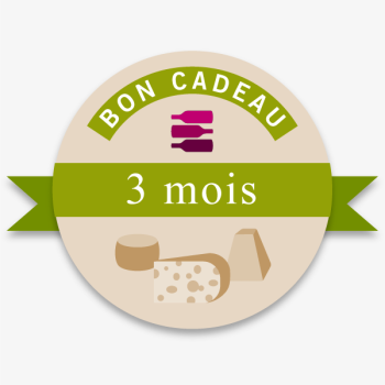 Bon Cadeau 3 Mois Offre Vin-Fromages