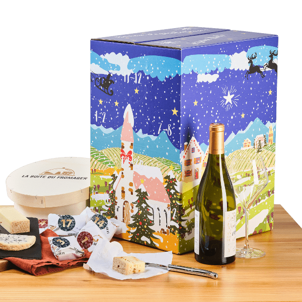 Le calendrier de l'avent 100% Vin Français La Boite du Fromager