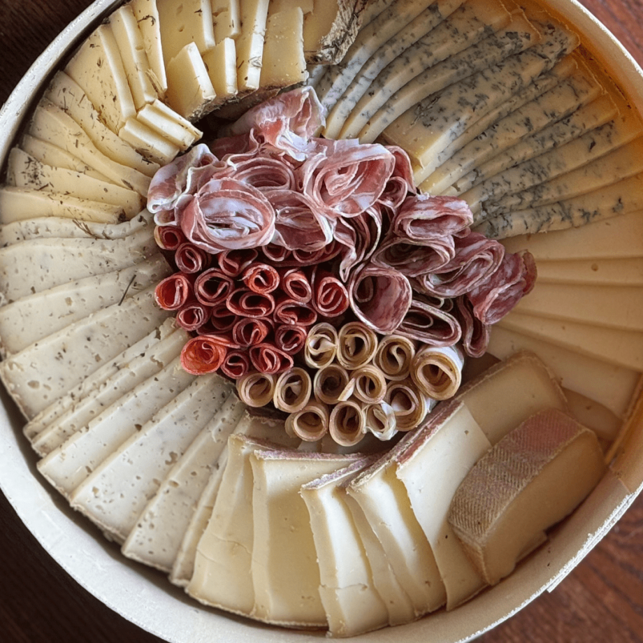Plateau raclette originale avec traditionnelle